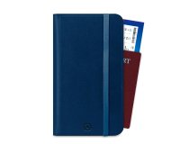 Celly PassportD Portafoglio Blu Ecopelle