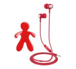 Celly Cesare & Augusto Headphones Wired In-ear Music Red