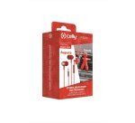 Celly Cesare & Augusto Headphones Wired In-ear Music Red