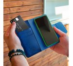 Celly Duomo mobile phone case 16.5 cm (6.5") Wallet case Blue