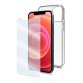 Celly COVGLASSAB1005 mobile phone case 17 cm (6.7") Cover Transparent