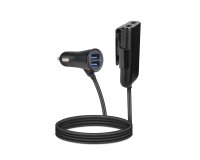 Celly CC4USBEXTBK Caricabatterie per dispositivi mobili Universale Nero Accendisigari Auto