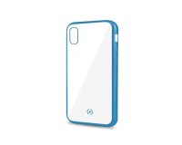 Celly Laser Matt mobile phone case 15.5 cm (6.1") Cover Transparent, Blue