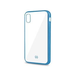 Celly Laser Matt custodia per cellulare 15,5 cm (6.1") Cover Trasparente, Blu