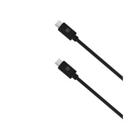 Celly USBCUSBCPD3MBK cavo USB 3 m USB C 60 W Nero