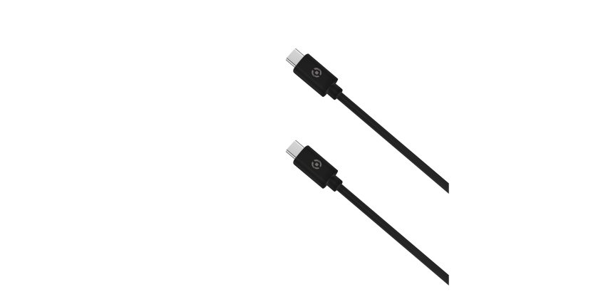 Celly USBCUSBCPD3MBK cavo USB 3 m USB C 60 W Nero
