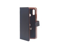 Celly Wally custodia per cellulare 18,1 cm (7.12") Custodia a libro Nero
