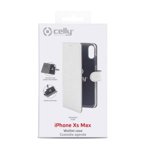Celly Wally mobile phone case 16.5 cm (6.5") Wallet case White