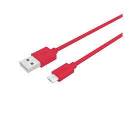Celly PCUSBMICRORD cavo USB 1 m USB A Micro-USB B Rosso