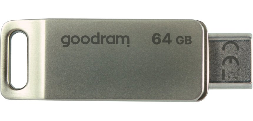 Goodram ODA3 unidad flash USB 64 GB USB Type-A / USB Type-C 3.2 Gen 1 (3.1 Gen 1) Plata