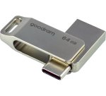Goodram ODA3 unidad flash USB 64 GB USB Type-A / USB Type-C 3.2 Gen 1 (3.1 Gen 1) Plata