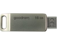 Goodram ODA3 unidad flash USB 16 GB USB Type-A / USB Type-C 3.2 Gen 1 (3.1 Gen 1) Plata