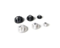 Celly CLIPPY01 cable organizer Desk Cable clip Black, White 6 pc(s)