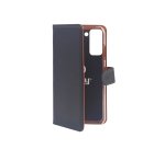 Celly Wally custodia per cellulare 17 cm (6.7") Custodia a libro Nero, Marrone