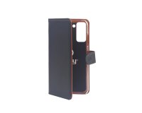 Celly Wally custodia per cellulare 17 cm (6.7") Custodia a libro Nero, Marrone