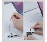 StarTech.com USB-C naar HDMI Multiport Adapter met 140W PD Charging, 4K 60Hz HDMI, USB 5Gbps Hub, Mini Dock voor MacBook / Dell / ThinkPad / HP / iPad / Tablets