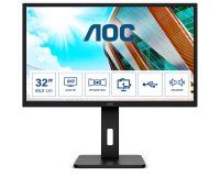 Monitor AOC P2 Q32P2 pantalla para PC 80 cm (31.5") 2560 x 1440 Pixeles 2K Ultra HD LED Negro