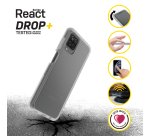 OtterBox React Series pour Samsung Galaxy A12, transparente - produits livrés sans emballage