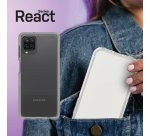 OtterBox React Series pour Samsung Galaxy A12, transparente - produits livrés sans emballage