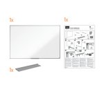 Tableau nobo blanc essence surface magnetique emaille    600x450mm