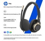 HP Poly Micro-casque filaire USB binaural Mission 825 (en vrac)