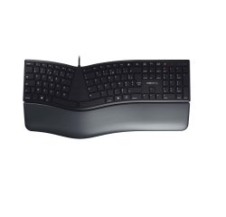 CHERRY KC 4500 ERGO Clavier ergonomique filaire, noir, USB, AZERTY - FR