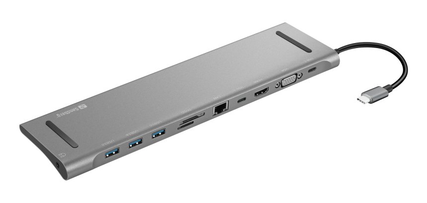 Sandberg USB-C 10-in-1 Docking Station