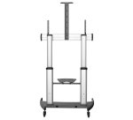Soporte Móvil de TV - Carrito de TV de Servicio Pesado para Pantallas de 60 a 100 Pulgadas - 100kg - Soporte Universal Rodante de Piso con Altura Ajustable - con Ruedas - para Televisor (STNDMTV100)