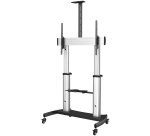 Soporte Móvil de TV - Carrito de TV de Servicio Pesado para Pantallas de 60 a 100 Pulgadas - 100kg - Soporte Universal Rodante de Piso con Altura Ajustable - con Ruedas - para Televisor (STNDMTV100)