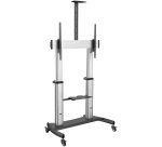 Soporte Móvil de TV - Carrito de TV de Servicio Pesado para Pantallas de 60 a 100 Pulgadas - 100kg - Soporte Universal Rodante de Piso con Altura Ajustable - con Ruedas - para Televisor (STNDMTV100)