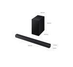 Samsung B-Series Soundbar HW-B450F/ZF, Audio 2.1 canali, Wireless Dolby 2ch, 2025