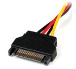 StarTech.com Cable de Alimentación de 15cm Adaptador Molex LP4 a SATA - Hembra a Macho
