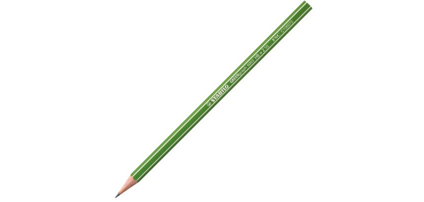 Crayon graphite GREENgraph, hexagonal, dureté: HB