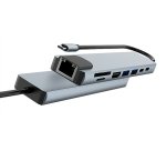 CoolBox MINIDOCK C81 ALUMINIO USB-C A HDMI 4K/2xUSB-A/PD 100W/USB-C/SD/MICROSD/RJ45