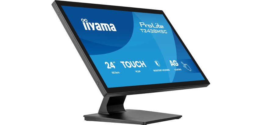 iiyama ProLite T2438MSC-B2 computer monitor 60,5 cm (23.8") 1920 x 1080 Pixels Full HD LED Touchscreen Zwart