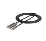 StarTech.com 6.6ft (2m) USB-C to HDMI Adapter Cable, 8K 60Hz, 4K 144Hz, HDR10, USB Type-C to HDMI 2.1 Video Converter Cable, USB-C DP Alt Mode/USB4/Thunderbolt Compatible - USB-C Laptop to HDMI