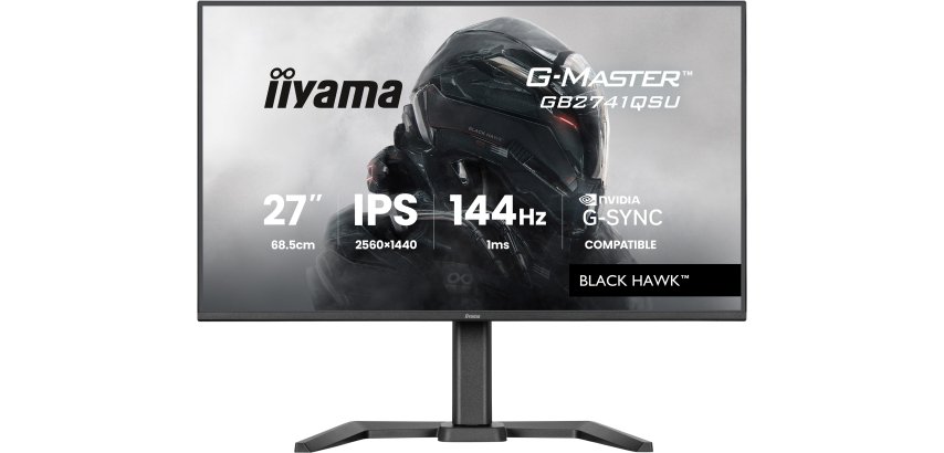 iiyama G-MASTER GB2741QSU-B1 flat PC screen 68.6 cm (27") 2560 x 1440 pixels 4K Ultra HD LED Black