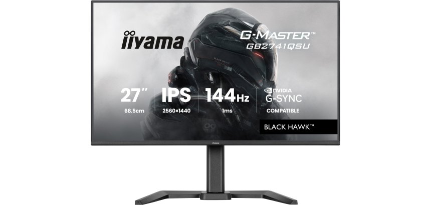 iiyama G-MASTER GB2741QSU-B1 écran plat de PC 68,6 cm (27") 2560 x 1440 pixels 4K Ultra HD LED Noir
