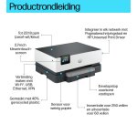 HP OfficeJet Pro 9110b Draadloos Kleur Printer, Dubbelzijdig printen