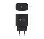 AISENS Cargador GaN 45W, 1xUSB-C PD3.0, Negro