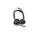 HP Poly Voyager Focus 2 Microsoft Teams Certified USB-C-C Headset +USB-C/A Adapter