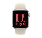 Apple watch Apple Watch SE 3 GPS 40 mm Boîtier en aluminium Lumière stellaire avec Bracelet Sport Sable - M/L