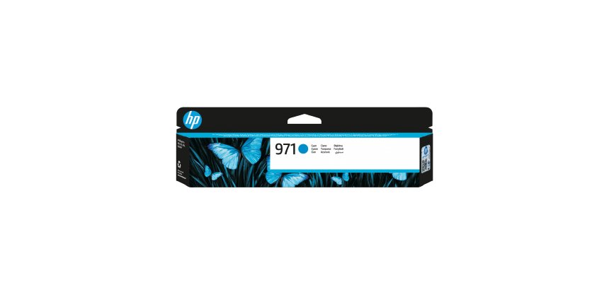 HP 971 cartouche d'encre cyan authentique