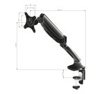 iiyama DS3001C-B1 support d'écran plat pour bureau 68,6 cm (27") Noir
