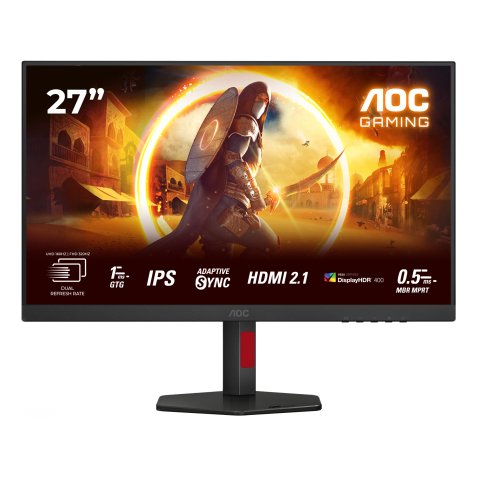 AOC G4 U27G4R écran plat de PC 68,6 cm (27") 3840 x 2160 pixels 4K Ultra HD LED Noir, Rouge
