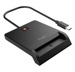 Trust 26253 smart card reader Indoor USB Type-C Black