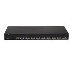 StarTech.com Kit de commutateur KVM USB à montage sur rack 1U 8 ports avec affichage à l'écran et câbles