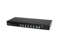 StarTech.com Kit de commutateur KVM USB à montage sur rack 1U 8 ports avec affichage à l'écran et câbles