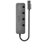 Lindy 43309 hub de interfaz USB 3.2 Gen 1 (3.1 Gen 1) Type-A 5 Mbit/s Gris