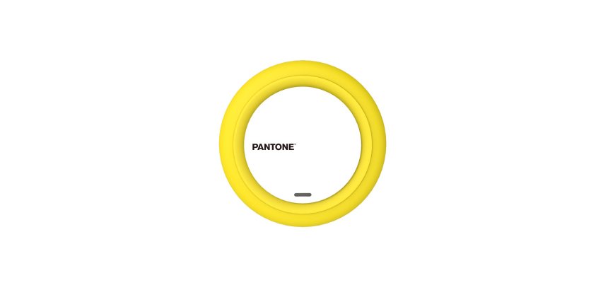 Celly PT-WC001Y mobile device charger Universal Yellow USB Wireless charging Indoor